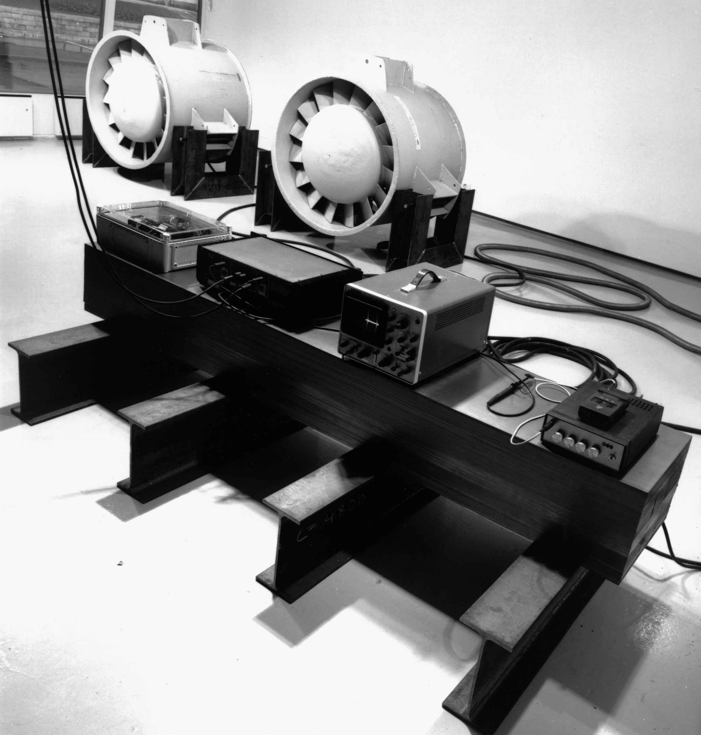 Currents: black and white close-up of electronic control system