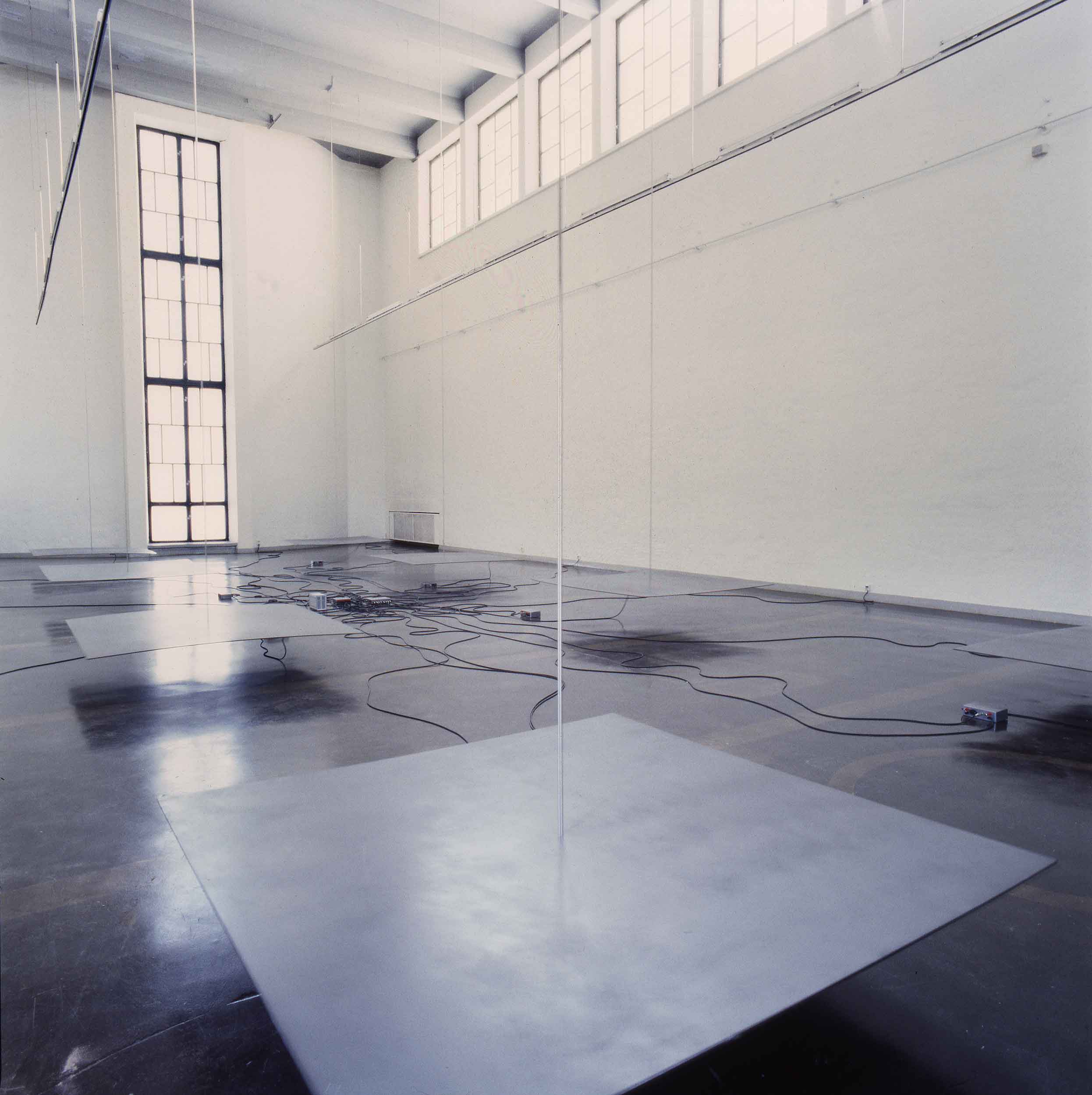 Vibrating Plates: artwork in exhibiton space
