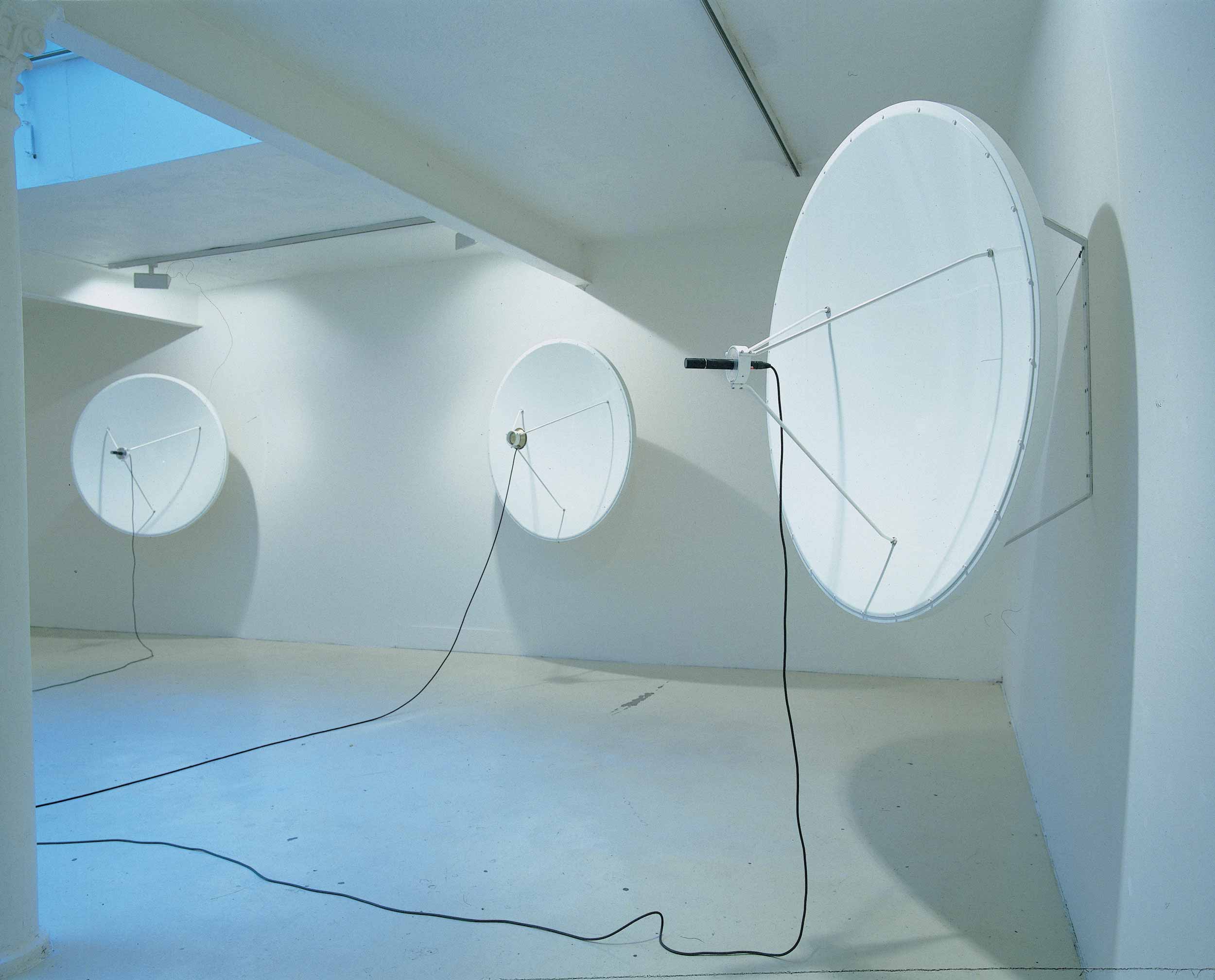 Feedback Installation: close-up of speaker