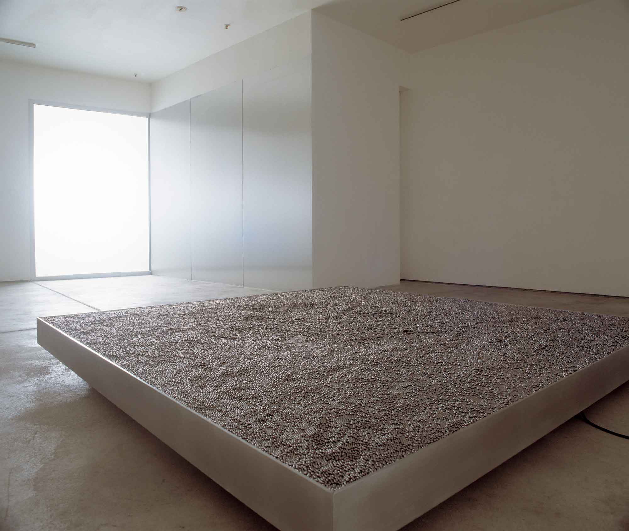 Wave of Matter: artwork in exhibition space