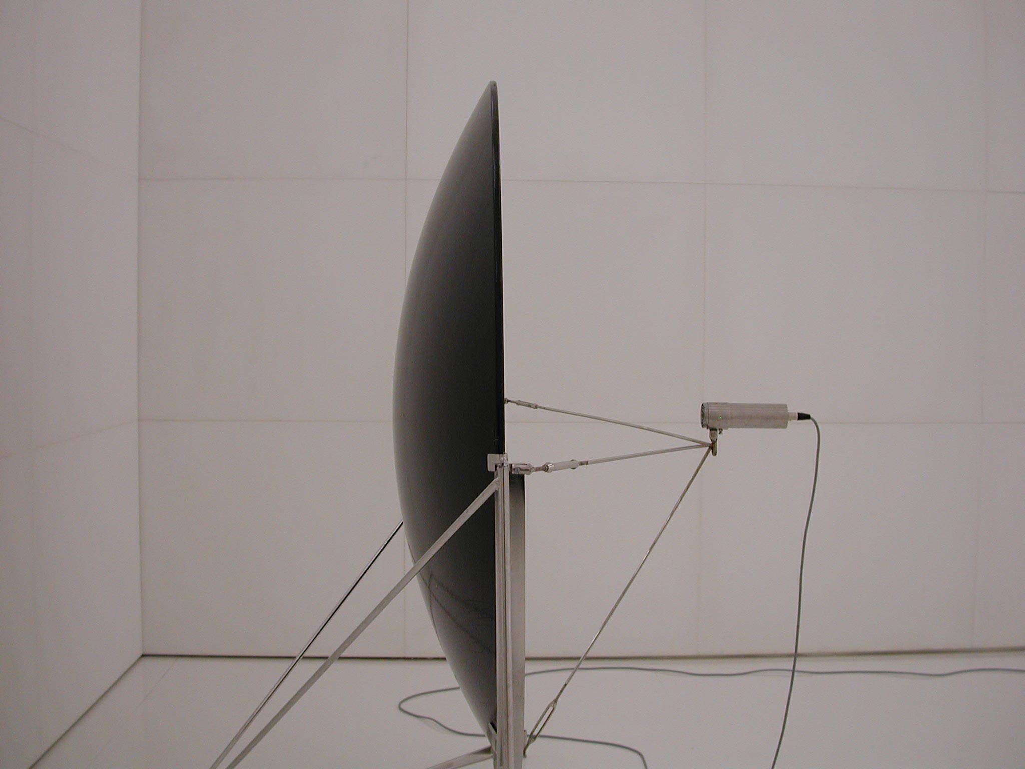 Ultrasound Installation: side view of one mirror