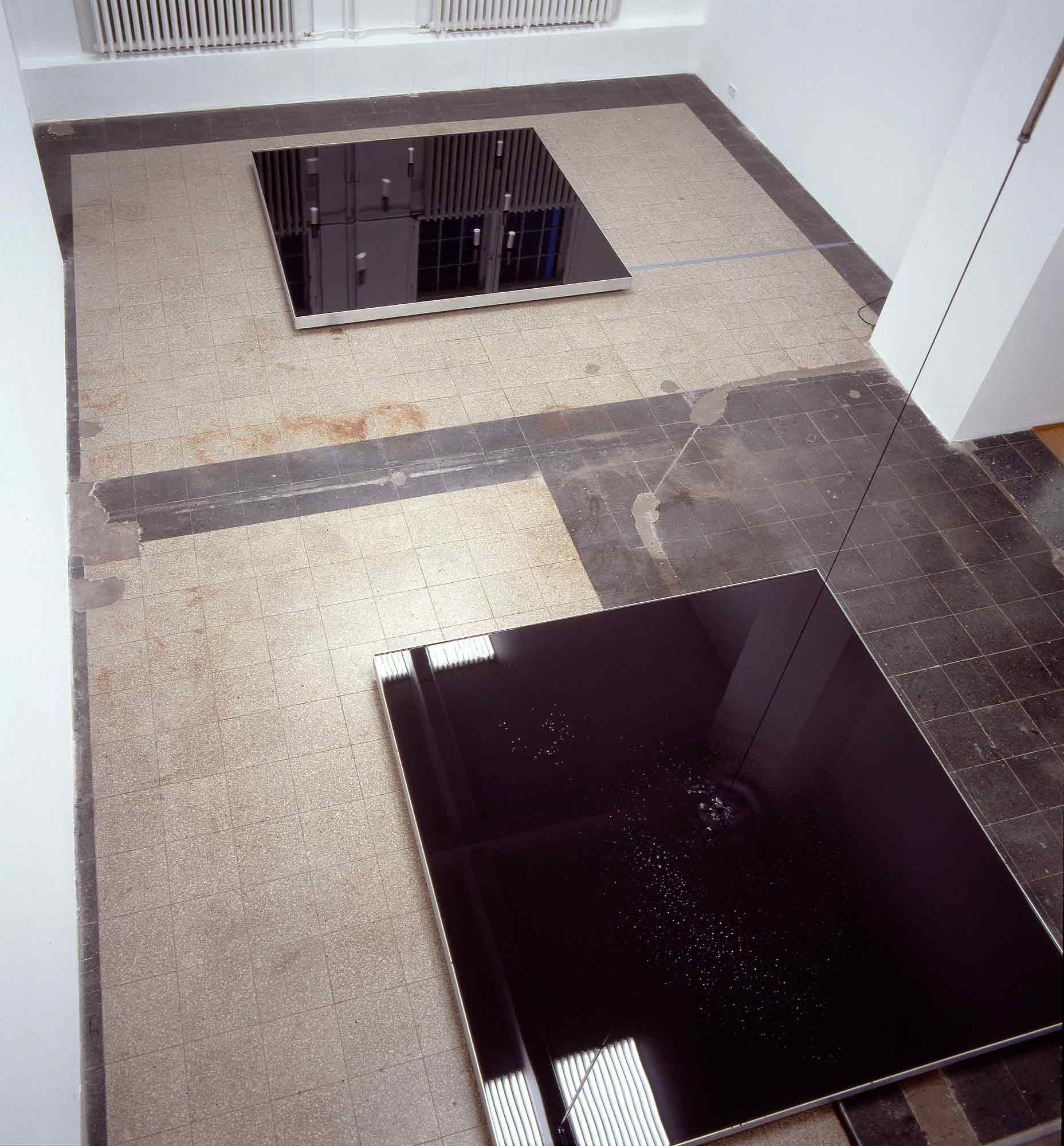 Oil Installation and Magnet Installation: view from above on both basins