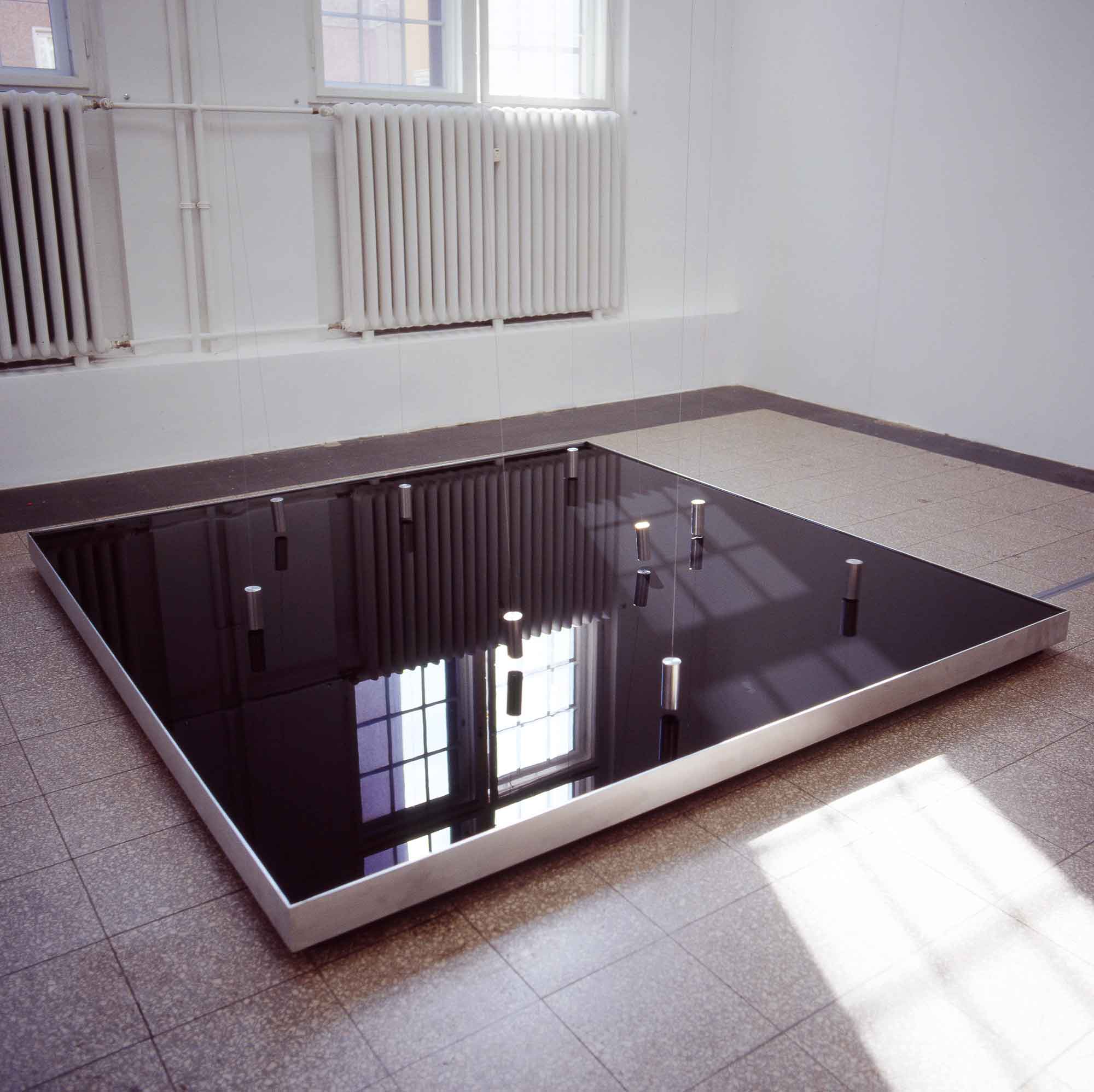 Magnet Installation: close-up of basin