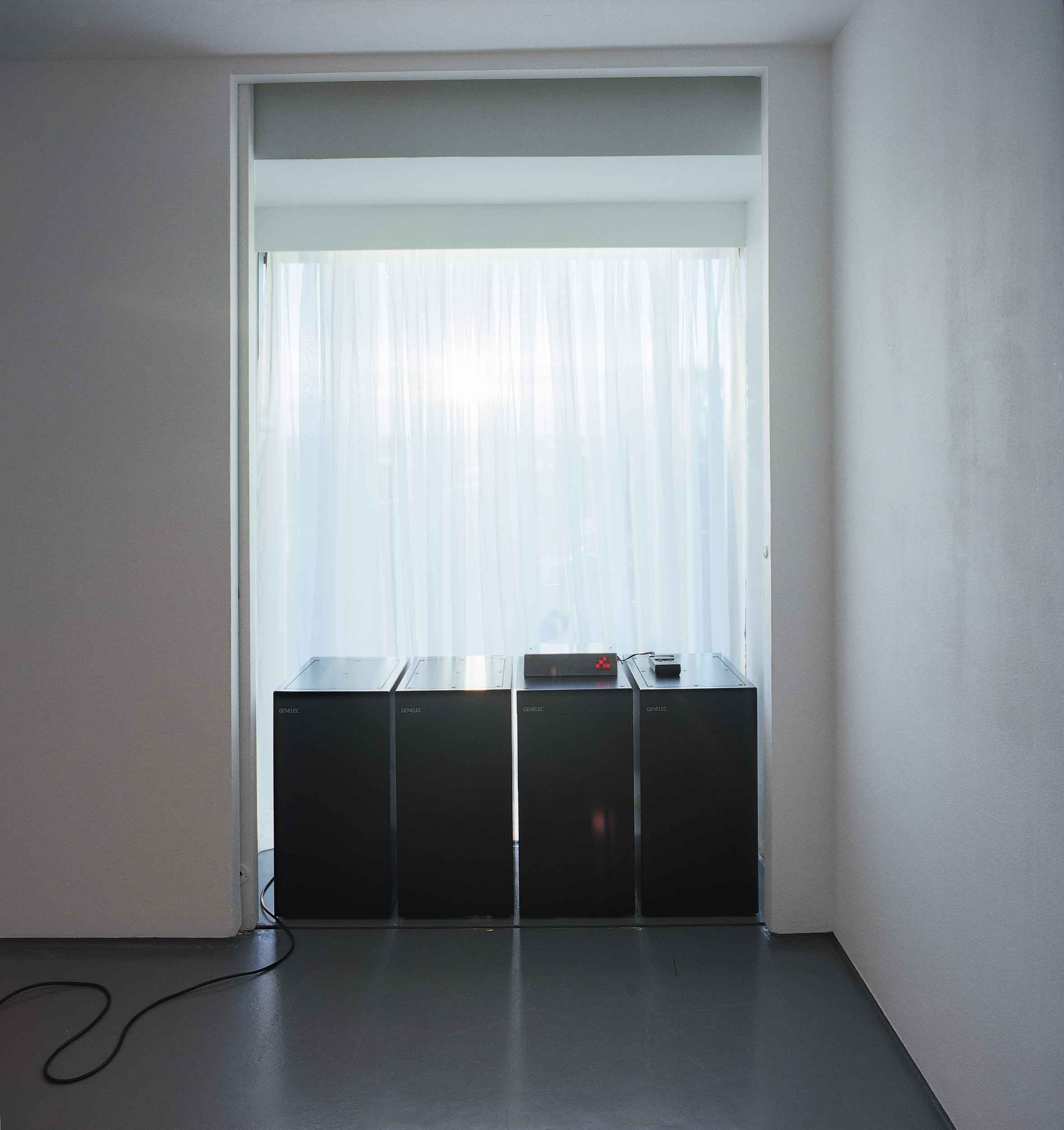 Radiation Sensitive Sound Installation: total from front
