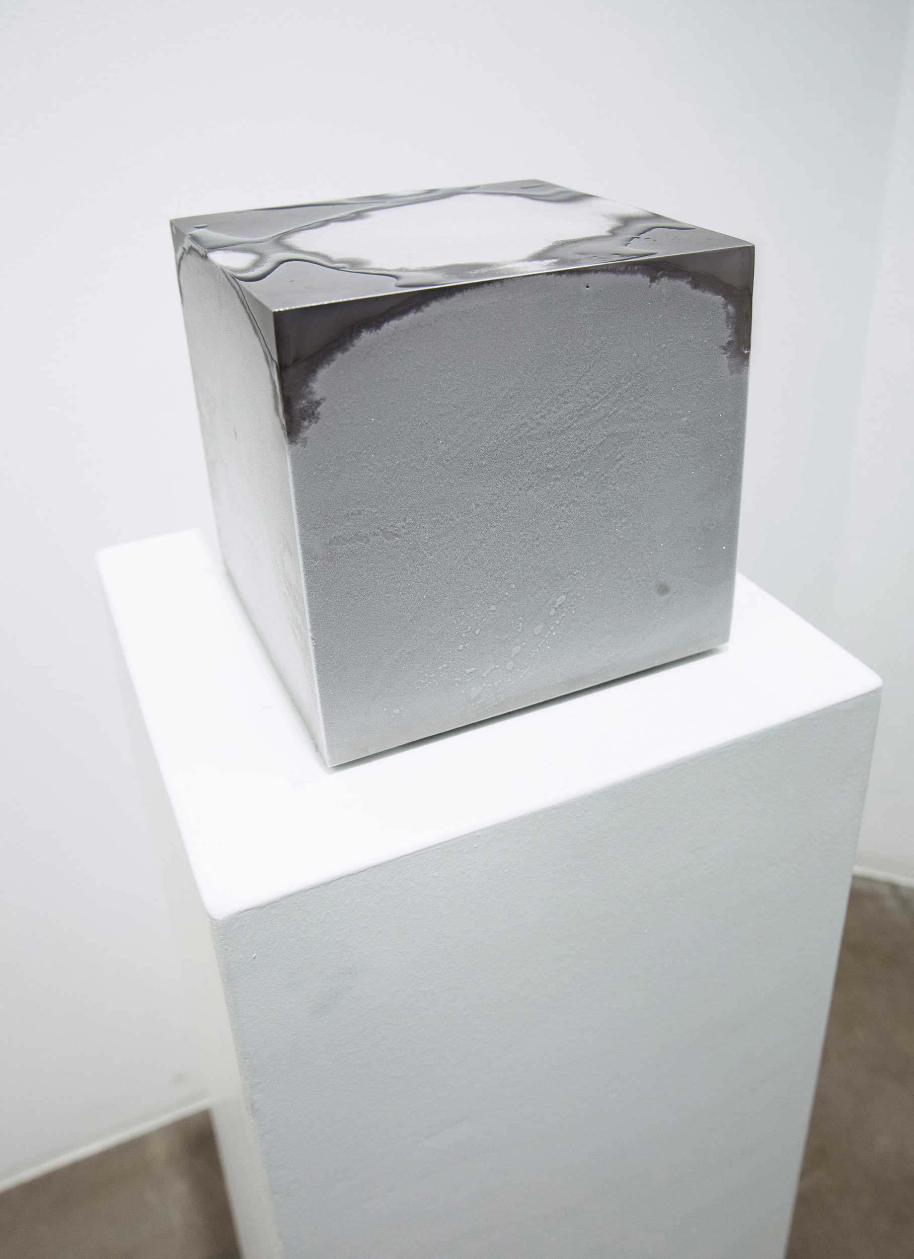 Frozen Cube on pedestal