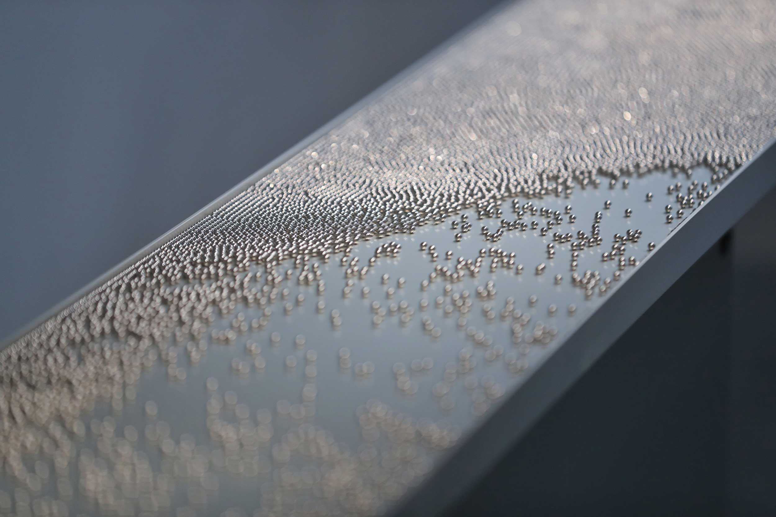 Flux of Matter: close-up of artwork