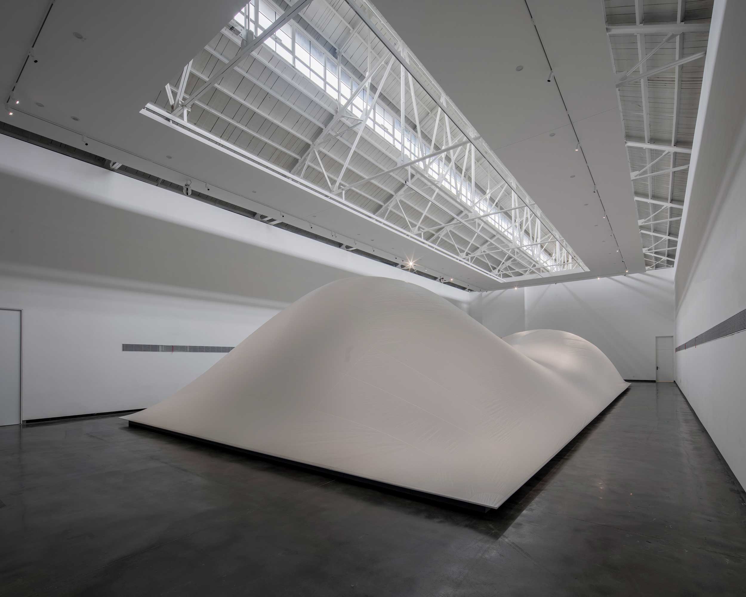 Pneumatic Landscape: total of installation in exhibition space